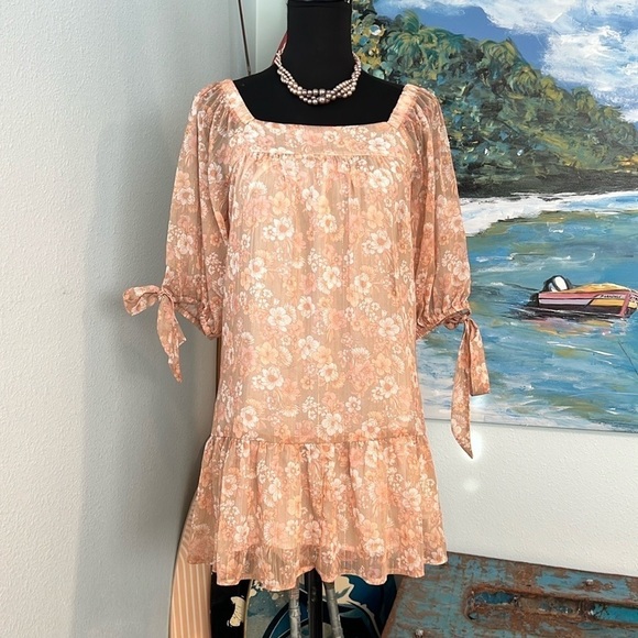 Shore, Lux Gold Threaded,Completely Lined Dress, Absolutely Gorgeous, Size XS - Picture 9 of 12